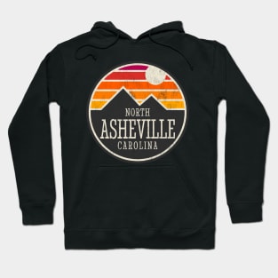 Visiting NC Mountain Cities Asheville, NC Sunset Hoodie